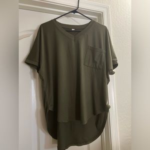 Olive green blouse